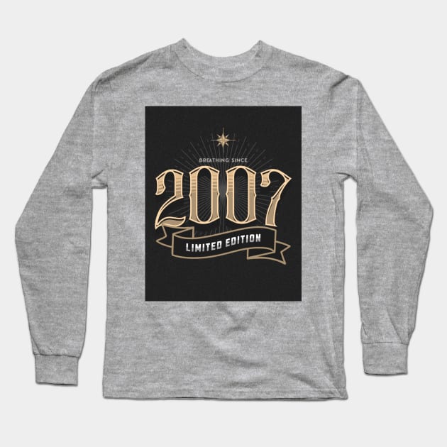 Born in 2007 Long Sleeve T-Shirt by TheSoldierOfFortune